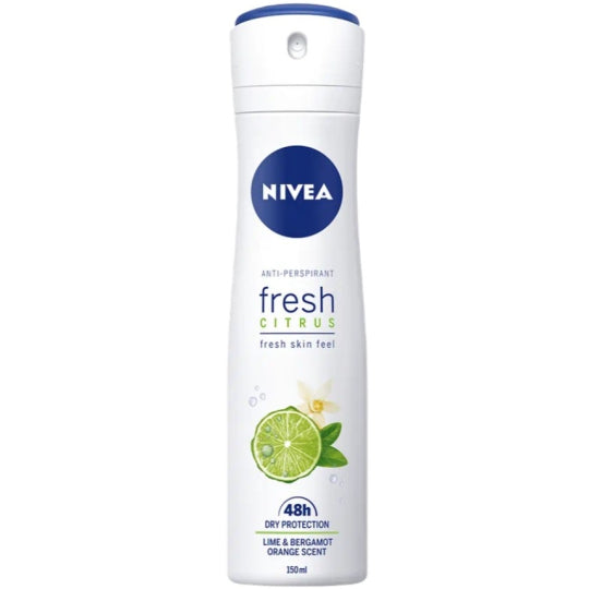 Nivea Fresh Citrus Antiperspirant Deodorant Spray For Women 150 Ml Deodorant Pasteur Pharmacy
