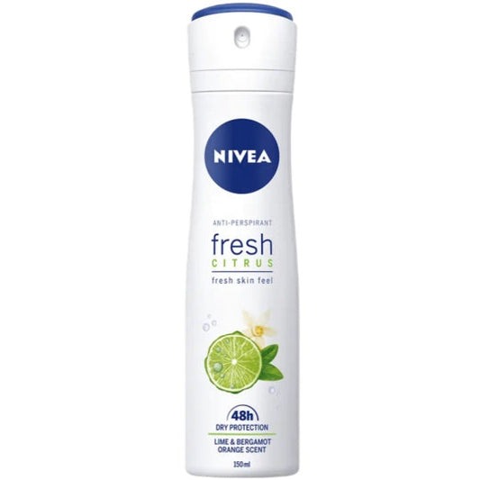 Nivea Fresh Citrus Antiperspirant Deodorant Spray For Women 150 Ml Deodorant Pasteur Pharmacy