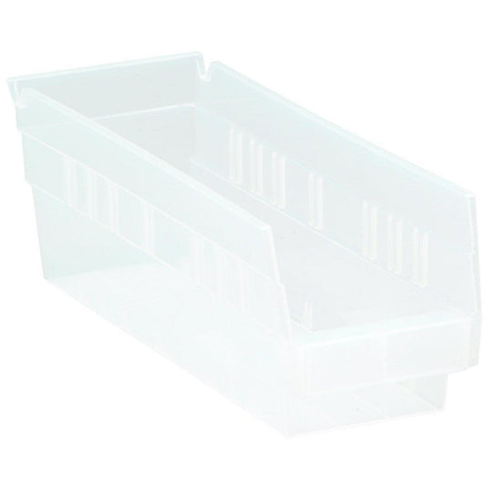 Regency Space Solutions Quantum Storage Systems Shelf Bin, Clear, Polypropylene,4 In QSB101CL Storage & Organization Pasteur Pharmacy