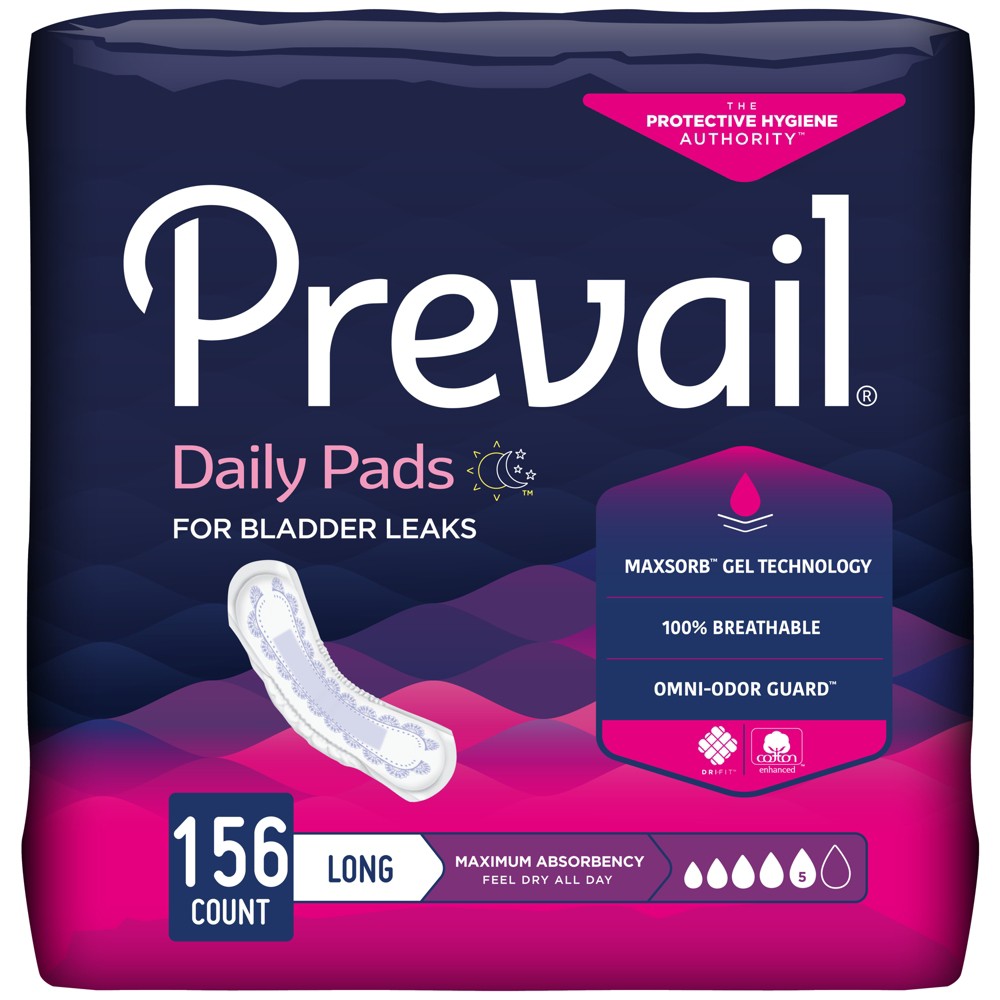 Prevail Pads, Maximum Absorbency, Long Length Health Care Pasteur Pharmacy