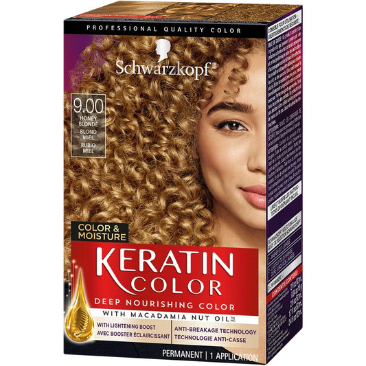 Schwarzkopf Keratin Permanent Hair Color - Midnight Black - 2.08 Fl Oz Hair Color Pasteur Pharmacy Default Title