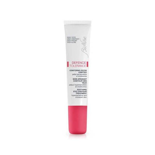 Crème contour des yeux apaisante BioNike Defence Tolerance 15 ml - Soin hydratant pour peaux sensibles du contour des yeux