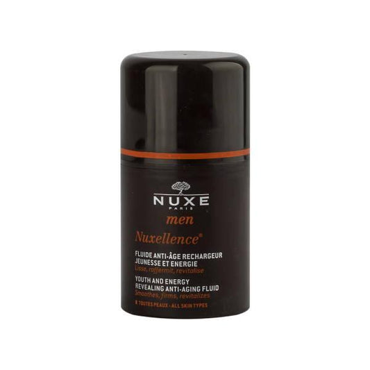 Soin Anti-Âge Visage Nuxellence Nuxe Men : Réduit les rides, énergise et lisse la peau - Sans paraben - 50 ml