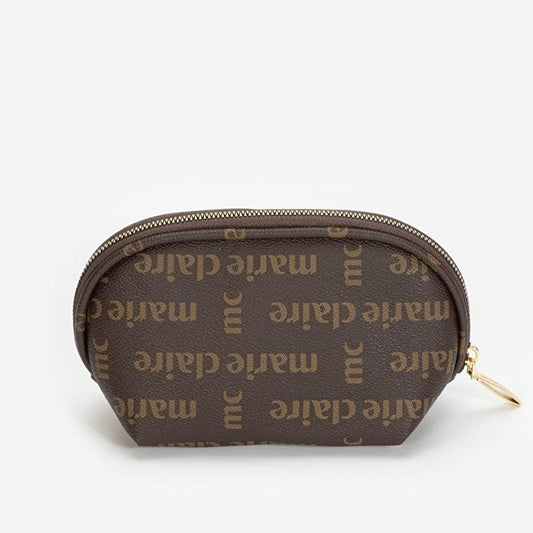 Neceser de piel sintética Marie Claire Erin - Organizador de maquillaje de diseño para mujer, bolsa de almacenamiento de maquillaje grande para viaje