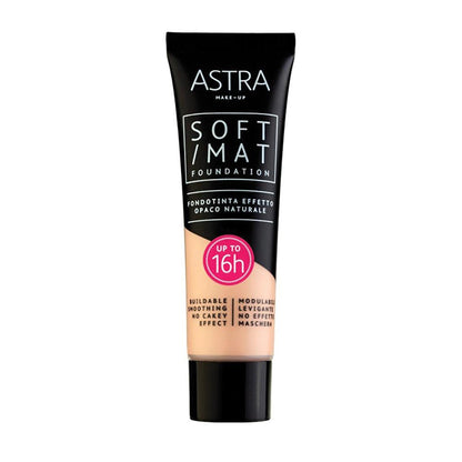 Fond de teint Astra Soft Matte pour un fini lisse 30 ml