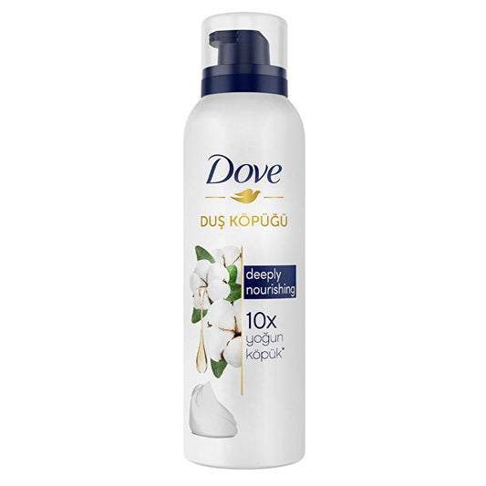 Mousse de douche Dove Deeply Nourishing : offrez-vous un nettoyage onctueux et une peau douce - Découvrez la mousse luxueuse 10 fois plus dense pour une douche bien-être.