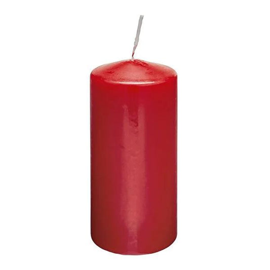 Vela roja Rubin Licht 120x60 mm - Calidad alemana, ecológica, vela para ambiente romántico