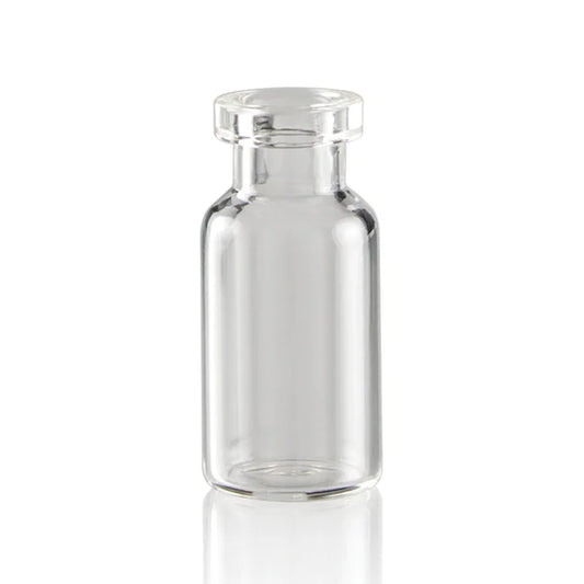 MEDISCA 2 mL Clear Type I Borosilicate Glass Serum Vials, 13 mm Crimp Finish (Case of 608) Science & Laboratory Pasteur Pharmacy