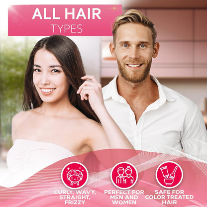 Rice Water Shampoo and Conditioner Set   Sulfate Free for Thin and Fine Hair