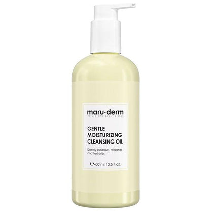 Nettoyant visage huileux Maruderm - Démaquillant doux et nettoyant en profondeur pour le visage et le corps (400 ml / 13,53 fl oz)