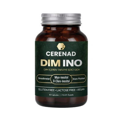 Cerenad Dim Ino Dietary Supplement with Inositol 60 Capsules