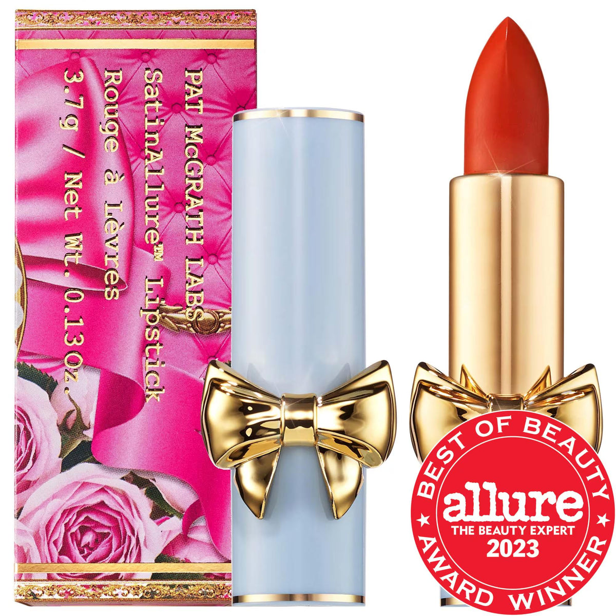 SatinAllure™ Hydrating Satin Lipstick: Luminous Dewy Finish, Botanical Collagen, Paraben, Phthalate & Sulfate Free