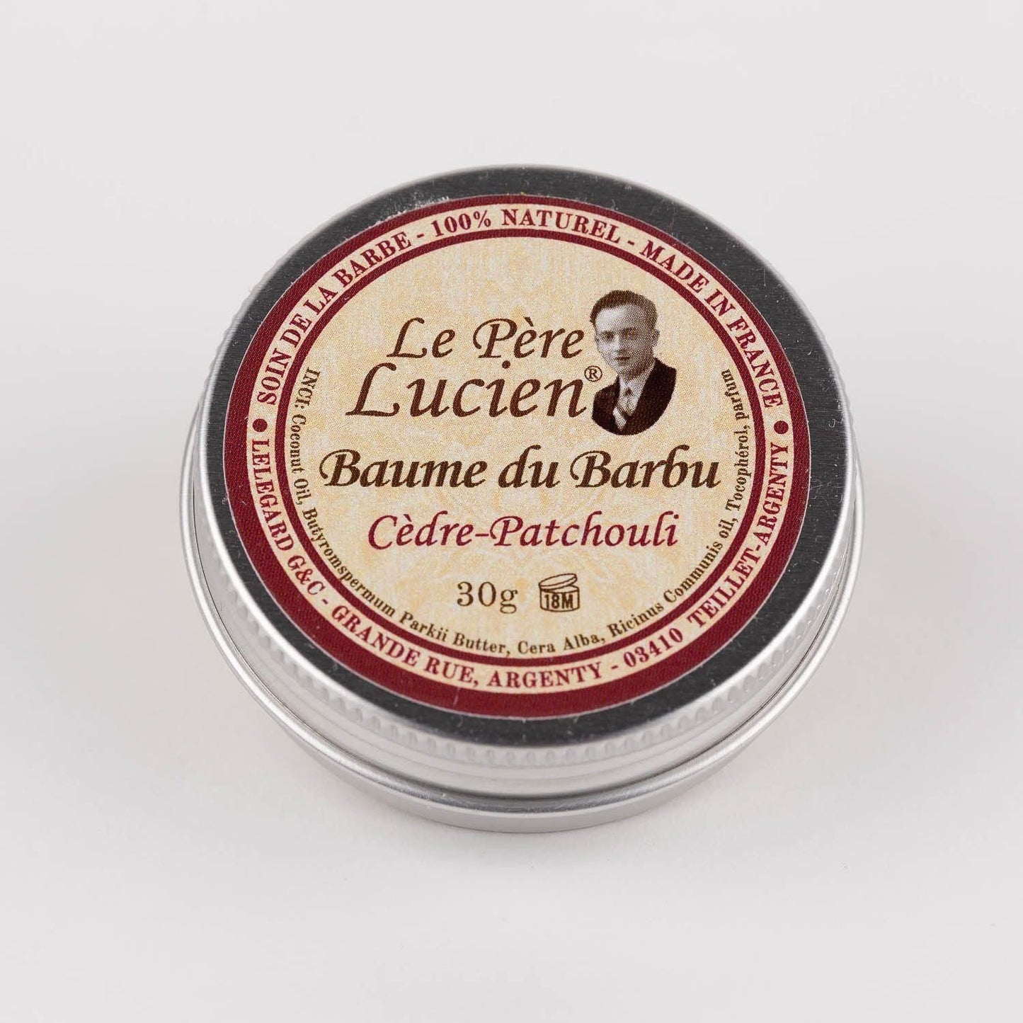 Le Pere Lucien Cidre Patchouli Natural Beard Balm 30g Beard Balm Pasteur Pharmacy