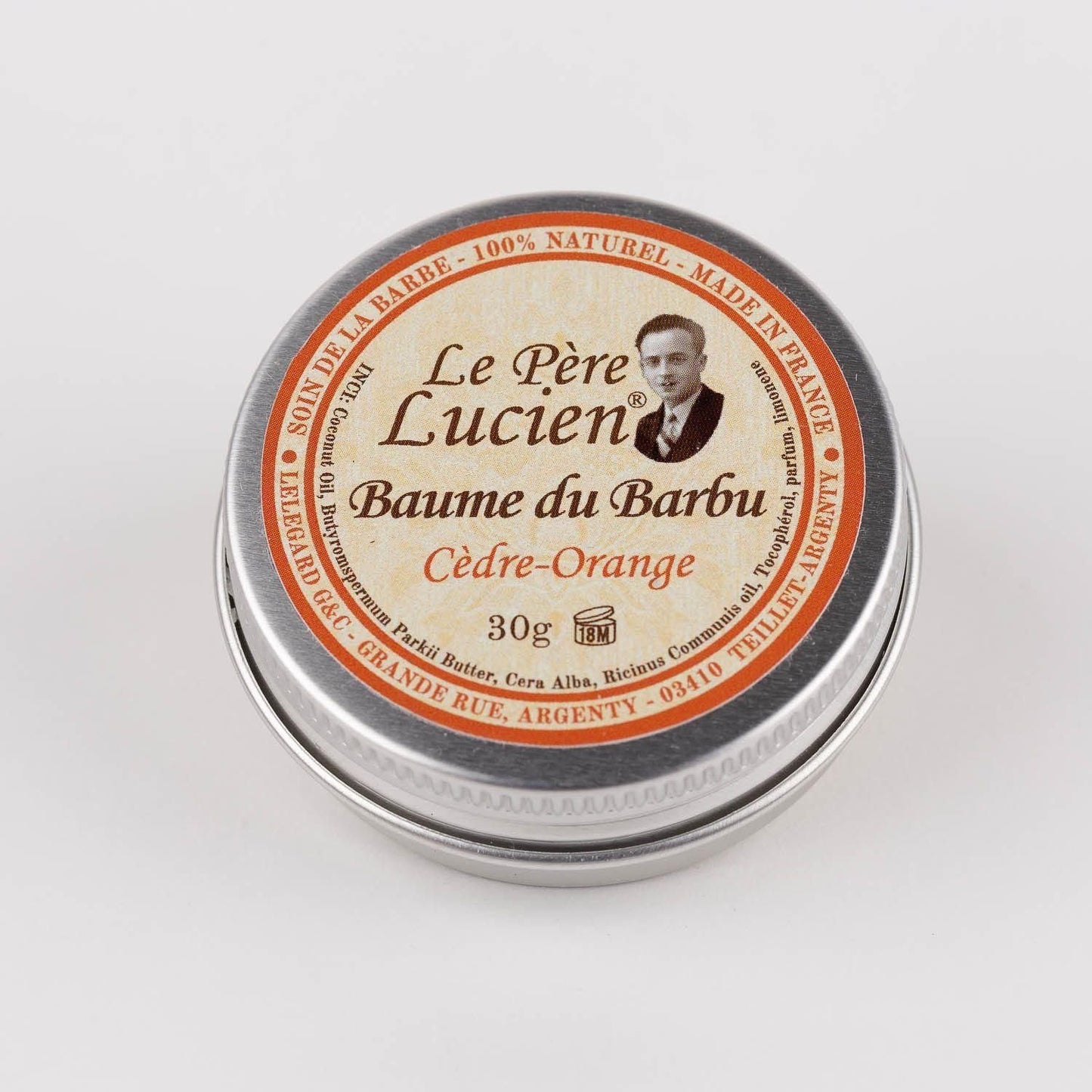 Le Pere Lucien Cidre Orange Natural Beard Balm 30g Beard Balm Pasteur Pharmacy