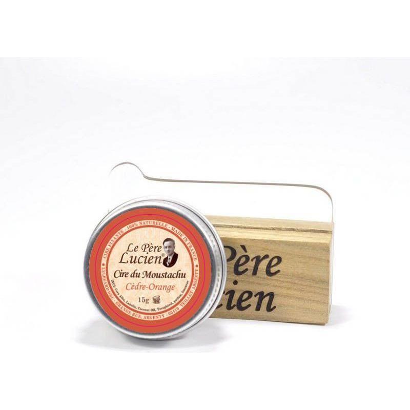 Le Pere Lucien Cidre-Orange 100% Natural Mustache Wax 15g Mustache Wax Pasteur Pharmacy