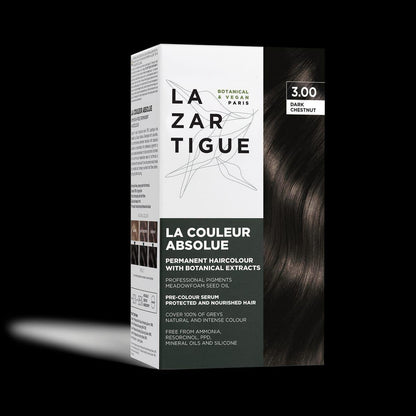 Kit de coloración permanente Lazartigue La Couleur Absolue 3.00 Castaño Oscuro