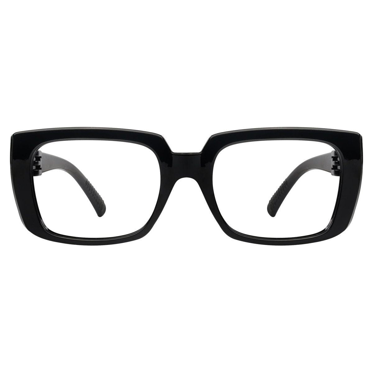 30% Blue Light Blocking Glasses Metalless Screwless Eyeglasses NR9107-B15 Eyeglasses Pasteur Pharmacy Black without magnification