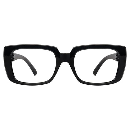 30% Blue Light Blocking Glasses Metalless Screwless Eyeglasses NR9107-B15 Eyeglasses Pasteur Pharmacy Black without magnification
