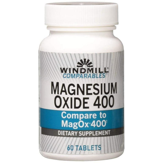 Windmill Magnesium Oxide 400 Mg Tablets Vitamins & Supplements Pasteur Pharmacy