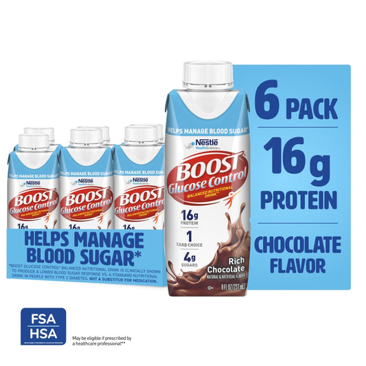 Boost Glucose Control Balanced Nutritional Drink Rich Chocolate Fitness & Nutrition Pasteur Pharmacy