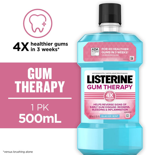 Listerine Mouthwash, Glacier Mint, Gum Therapy 1.05 Pt Mouthwash Pasteur Pharmacy