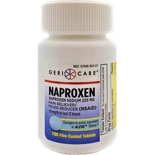 Gericare Pain Relief Naproxen Sodium, 100 Tablets Medical Supplies Pasteur Pharmacy
