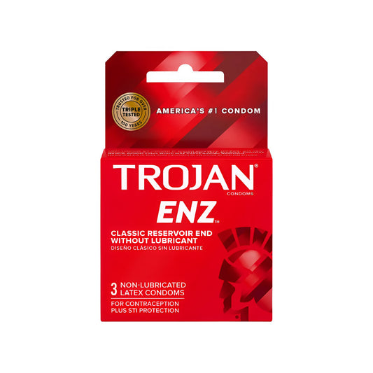 Trojan ENZ Non Lubricated Premium Latex Condoms Condoms Pasteur Pharmacy