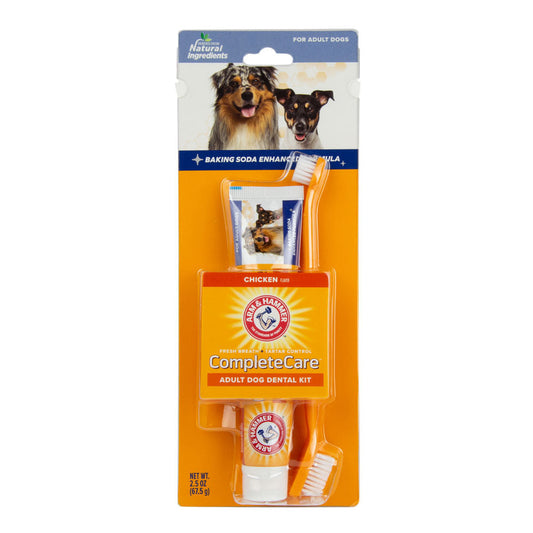 Arm & Hammer Complete Care Adult Dog Dental Kit 2.5oz/2ct Dog Supplies Pasteur Pharmacy