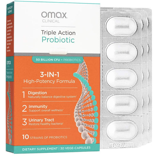 Omax3 Omax Synbiotic Probiotic Prebiotic Inulin Chicory Root Fiber Vitamins & Supplements Pasteur Pharmacy