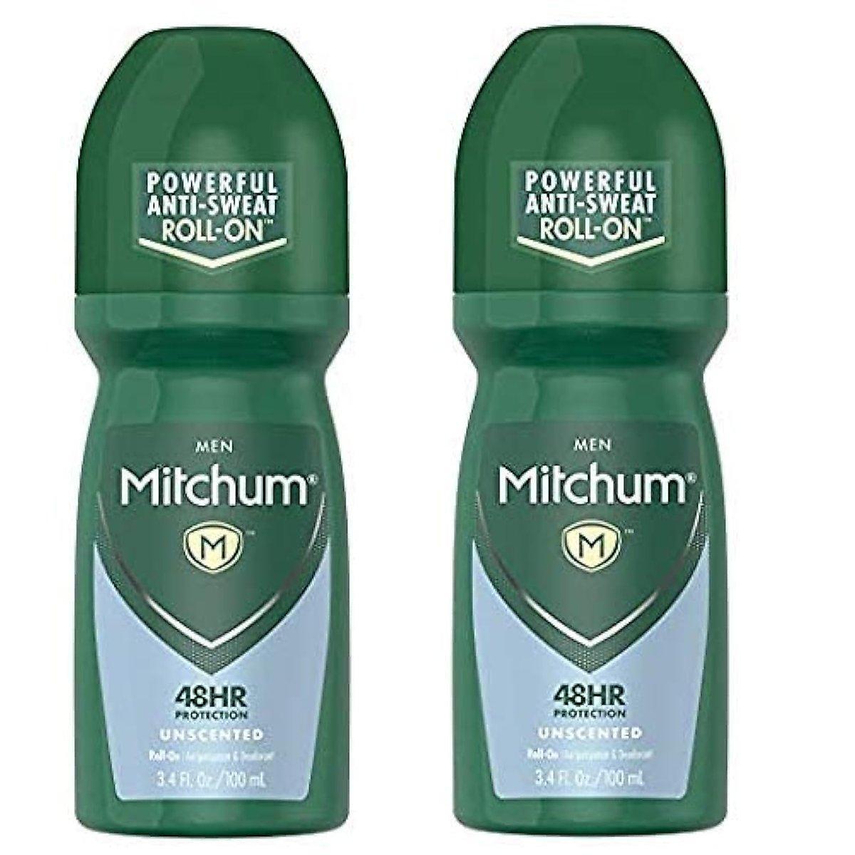 Mitchum Men Advanced Control Invisible Roll-On Antiperspirant & Deodorant 3.4 Fl Oz, Unscented Deodorant Pasteur Pharmacy
