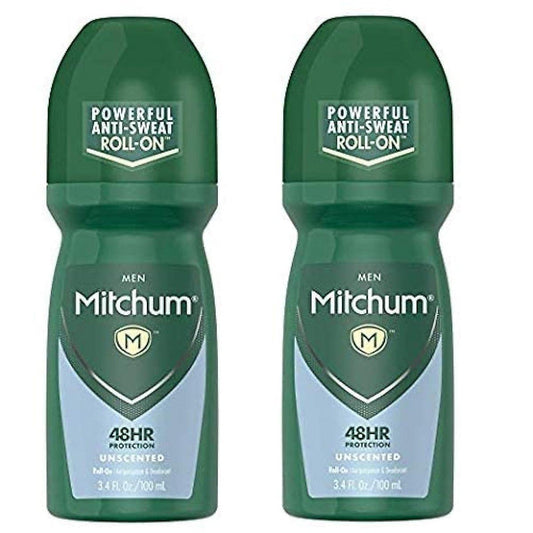 Mitchum Men Advanced Control Invisible Roll-On Antiperspirant & Deodorant 3.4 Fl Oz, Unscented Deodorant Pasteur Pharmacy