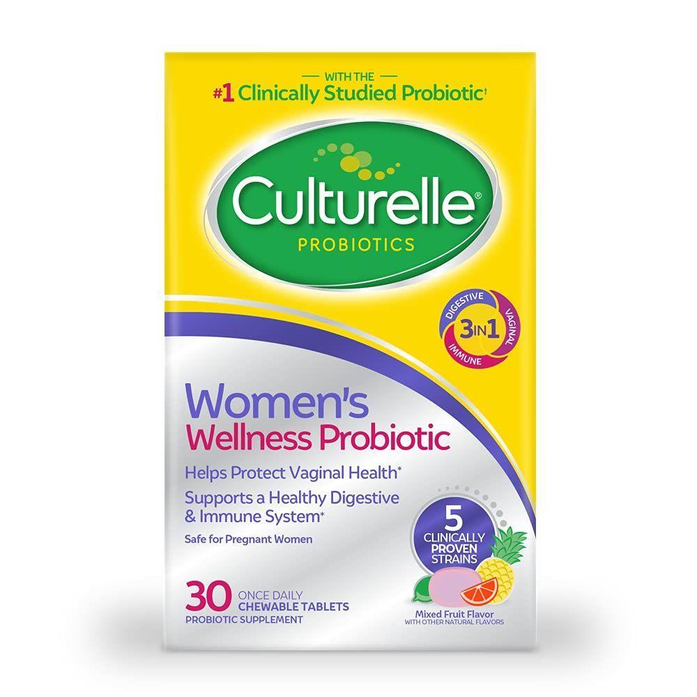 Culturelle Probiotics, Women's Wellness Probiotic, Mixed Fruit, 30 Chewable Tablets Vitamins & Supplements Pasteur Pharmacy