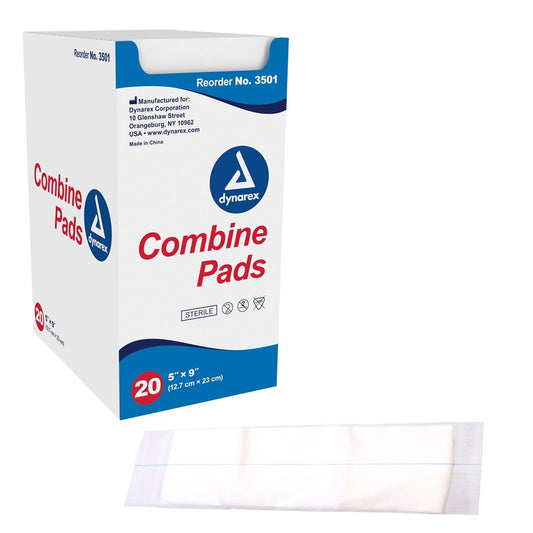 Dynarex Sterile Combine Pad 5 X 9 20 Pack First Aid Pasteur Pharmacy
