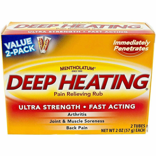 Mentholatum Pain Relieving Rub, Deep Heating, Ultra Strength Health & Beauty Pasteur Pharmacy