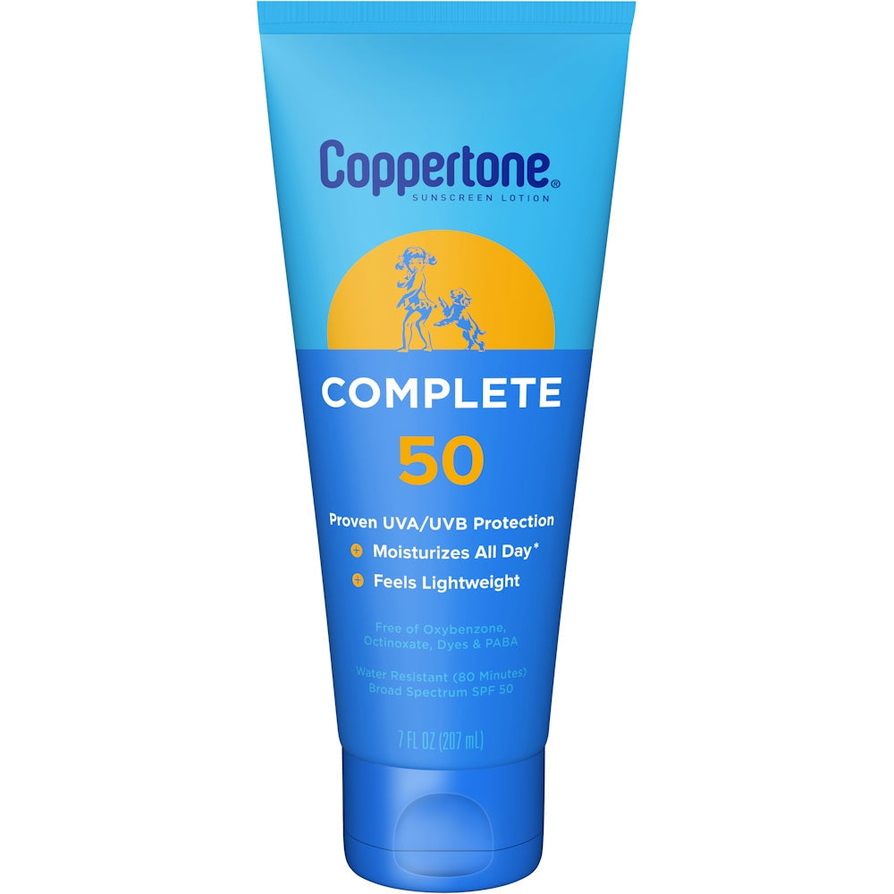 Coppertone Complete Sunscreen Lotion - SPF 50 - 7 Fl Oz Sunscreen Pasteur Pharmacy