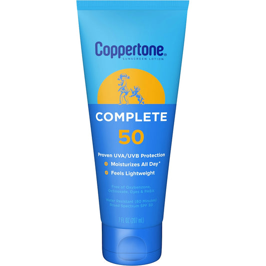 Coppertone Complete Sunscreen Lotion - SPF 50 - 7 Fl Oz Sunscreen Pasteur Pharmacy