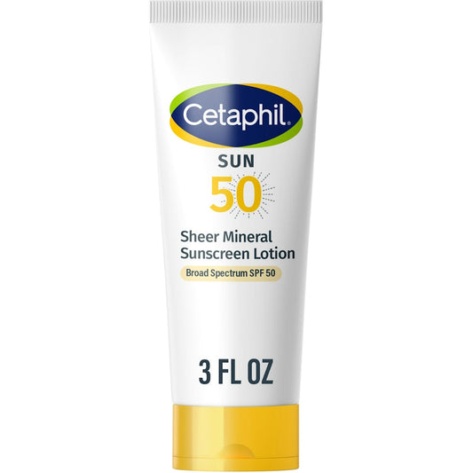 Cetaphil Sun Broad Spectrum Spf 50 Sheer Mineral Sunscreen 3 Fl Oz Sunscreen Pasteur Pharmacy