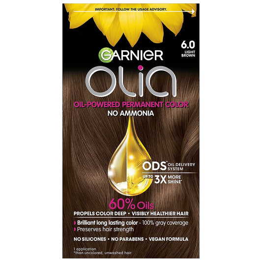 Garnier Olia Brilliant Color Light Brown Hair Color Kit Hair Color Pasteur Pharmacy