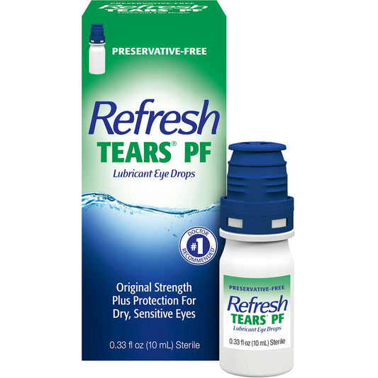 Refresh Tears® PF Lubricant Eye Drops – Preservative-Free (0.33 Fl Oz) Eye Drops & Lubricants Pasteur Pharmacy