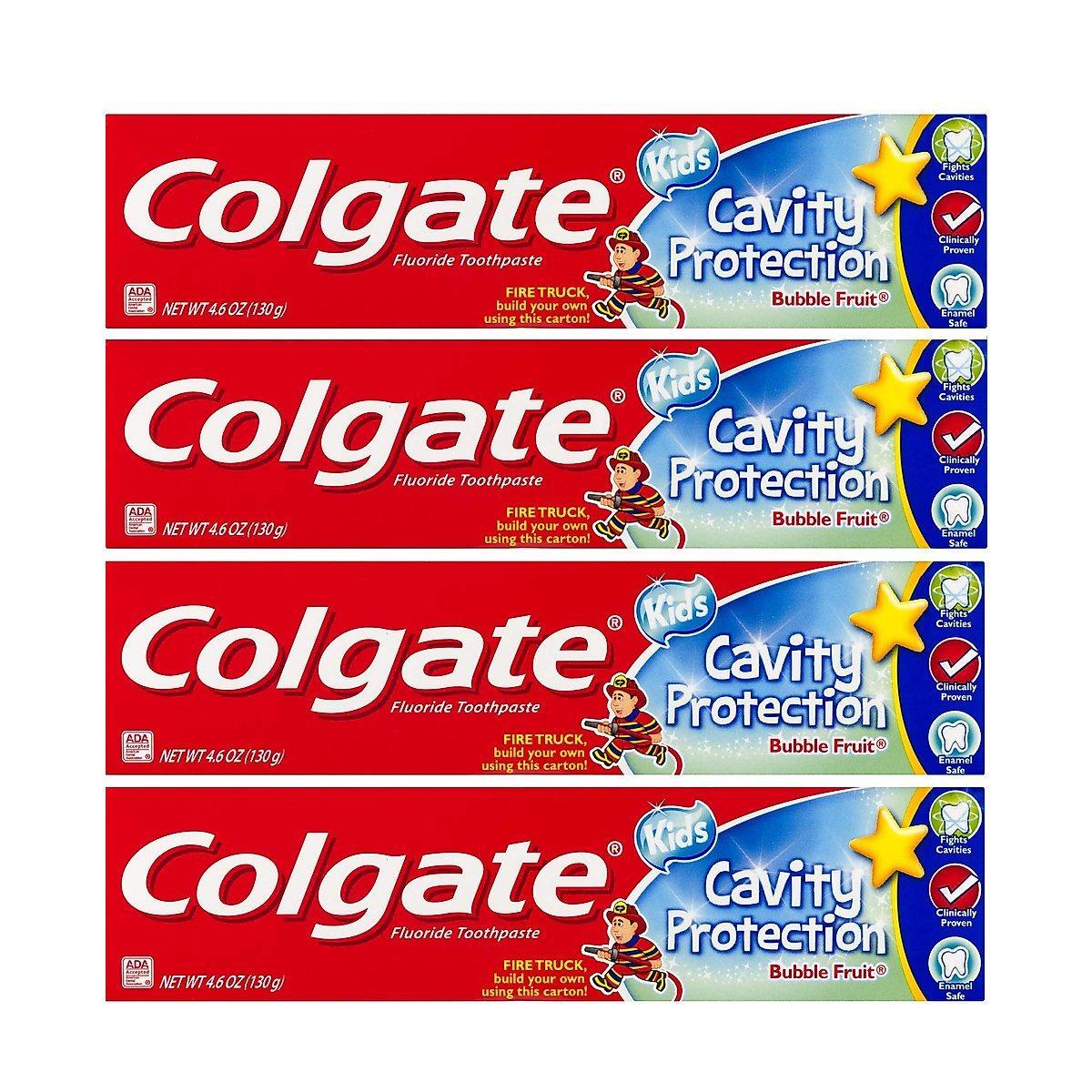 Colgate Kids Toothpaste With Fluoride Anti-Cavity & Cavity Protection Mild Bubble Fruit Flavor Toothpaste Pasteur Pharmacy