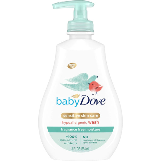 Baby Dove Tip To Toe Wash, Sensitive Moisture, Fragrance Free 13 Oz Baby & Toddler Pasteur Pharmacy