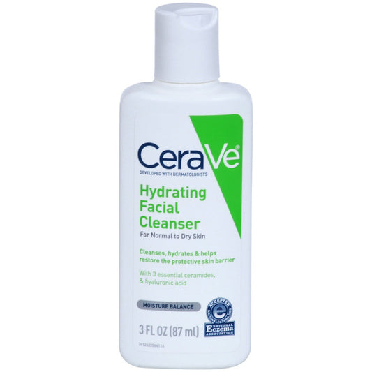 CeraVe Face Wash, Hydrating Facial Cleanser For Normal To Dry Skin Facial Cleansers Pasteur Pharmacy