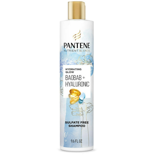 Pantene Hydrating Glow With Baobab Essence Shampoo, Sulfate & Silicone-Free, 9.6 Fl Oz Shampoo Pasteur Pharmacy