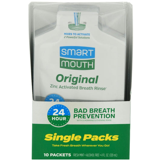 SmartMouth Orig Pk 10B Brt Prvnt Mouthwash Pasteur Pharmacy
