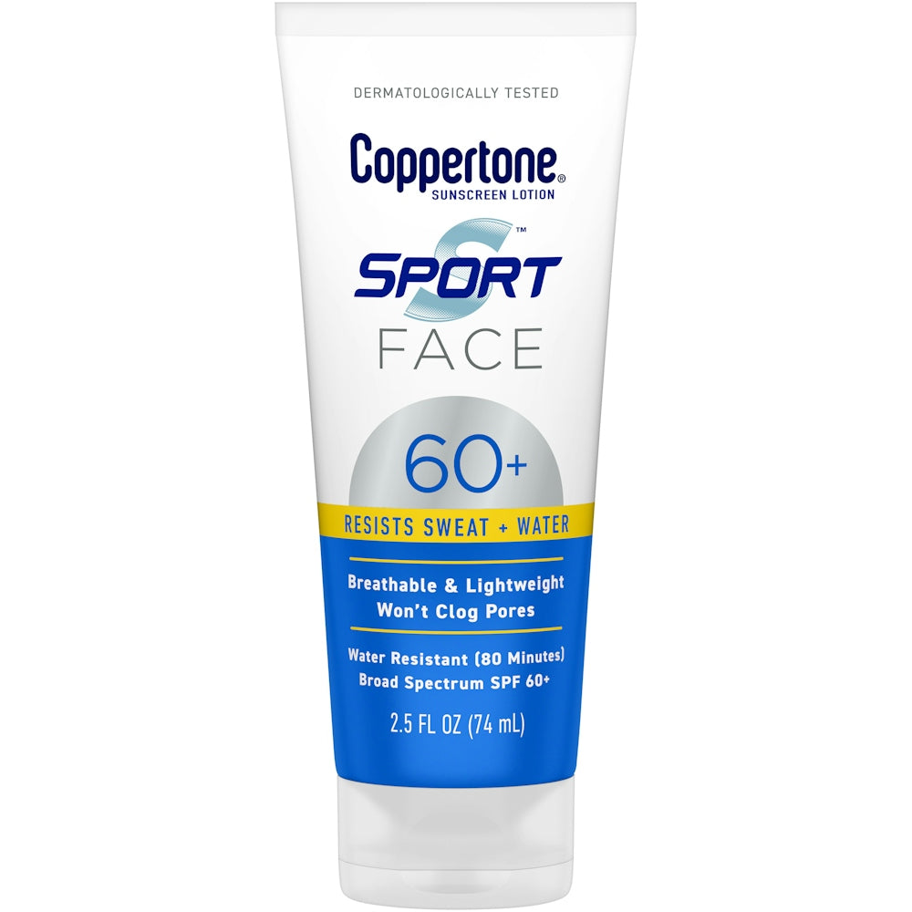 Coppertone Face Broad Spectrum Spf 60+ Sunscreen Lotion 2.5 Fl Oz Lotion & Moisturizer Pasteur Pharmacy