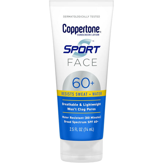 Coppertone Face Broad Spectrum Spf 60+ Sunscreen Lotion 2.5 Fl Oz Lotion & Moisturizer Pasteur Pharmacy
