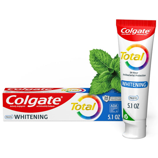 Colgate Total® Whitening Toothpaste – 24HR Bacterial Shield Toothpaste Pasteur Pharmacy