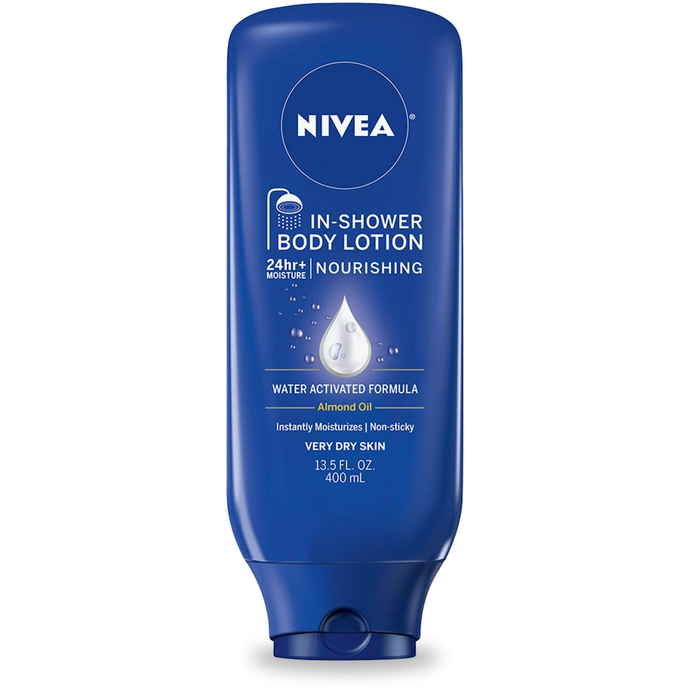 Nivea Nourishing Almond Oil In Shower Body Lotion 13.5 Fl. Oz. Bottle Lotion & Moisturizer Pasteur Pharmacy
