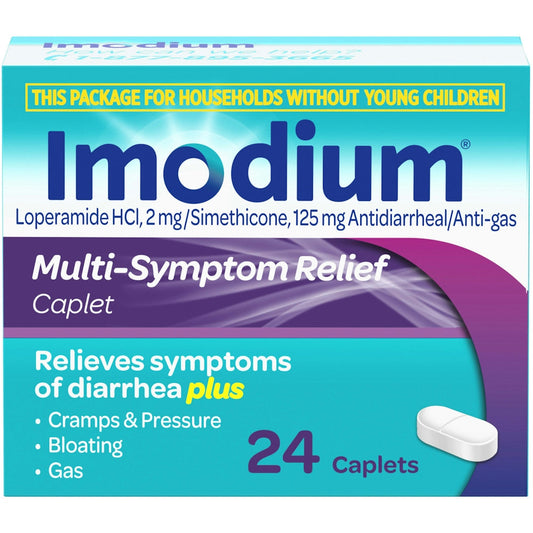 Imodium Multi-Symptom Relief Caplets - 24ct Health & Beauty Pasteur Pharmacy