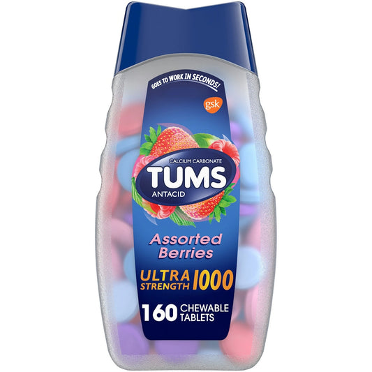 Tums® Ultra Strength 1000 Chewable Antacid – Assorted Berries Flavor Health & Beauty Pasteur Pharmacy